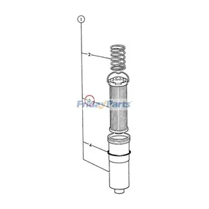 Hydraulic Filter 32/925346 32/913500 P564859 for JCB Excavator 8025ZTS 8027Z 8032Z 8030ZTS 8035ZTS Loader 2CX 3CX 3CXSM 4C 4CX444 210S 212S 214S 315S 217S — 6