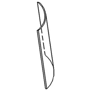 Glass, Windshield, Upper (RH) for John Deere® || Replaces OEM R50753