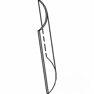 R50753 DEERE 2955 3155 4230 4430 RIGHT UPPER WINDSHIELD. NEW NON-OEM