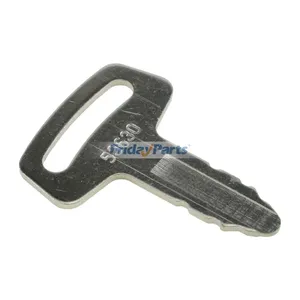 6 Pcs Ignition Keys RC101-53630 for Kubota K008 K008-3 KH101 KH151 KH170 Excavator — 3