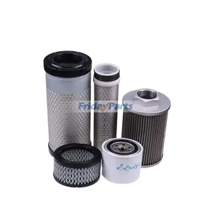 Filter Kit RD158-42270 RD158-42280 HH164-32430 RD411-62210 RD411-62150 for Kubota Excavator KX040-4