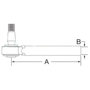 Tie Rod End Steering Cylinder RH / LH for John Deere® || Replaces OEM RE204878