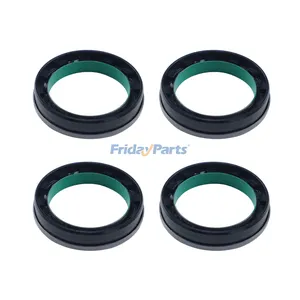 4 Pieces Front Axle Kingpin Seal RE271398 for John Deere Engine 3029 4045 5030 Tractor 1404 5103 5203 5310 5325 5425 5525 5075E 5090E 5100E 6110D