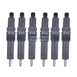 6 Pieces Fuel Injector RE30159 SE500349 SE501135 for John Deere 6068 6076 6081 6090 Engine 9600 7600 7700 7800 8100 8200 8300 8400 648G 748G 4560 4760