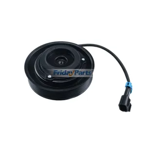 10SRE18C A/C Compressor Clutch RE326205 for John Deere Engine 6068 6090 Tractor 9560RT 7200R 7260R 8R230 9360R 9420R 9620R — 6