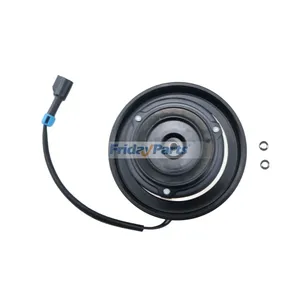 10SRE18C A/C Compressor Clutch RE326205 for John Deere Engine 6068 6090 Tractor 9560RT 7200R 7260R 8R230 9360R 9420R 9620R — 5