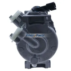 12V 8PK 10SRE18C A/C Compressor RE326205 for John Deere Engine 6068 6135 Skid Steer Loader 333E 332E 329E 328E 326E 323E 320E 319E 318E — 6
