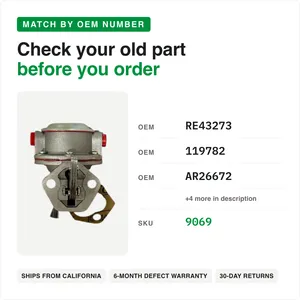 John Deere Tractor Fuel Pump AR53567 — 4