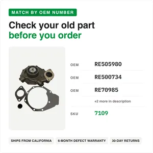 John Deere Water Pump Diesel Tractor RE505980 — 4