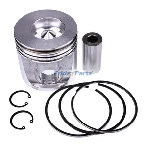 Piston & Piston Ring Set RE59277 RE505100 for John Deere Engine 4045T 6068T Tractor 3410 5415 5425 5510 5520 5615 5715 5725 6603
