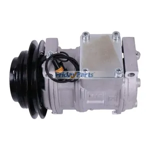 10PA17C 12V 1PK A/C Compressor RE52454 for John Deere Engine 4045 6068 6090 Loader 320 310D 315D 410D 510D 544H 624H 644H 710D 724J 744K 824K 844K — 4