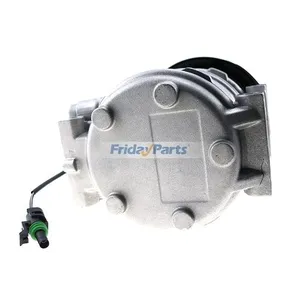 A/C Compressor RE52507 SE503055 for Hitachi Loader LX100-5 LX120-5 LX150-5 LX230-5 — 6