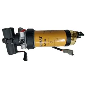Fuel Filter Water Separator Lift Pump Assembly RE529641 RE541922 for John Deere Engine 3029 4045 6068 Tractor 1654 6110D 6125D — 4
