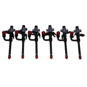 6PCS Pencil Fuel Injector RE531436 RE507766 38416 for John Deere 4045D 4045T 6068D 3215 3220 6715 6020 6120 6220 6320 6420 6520 6620 6120L — 4