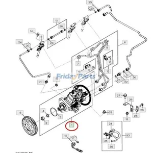 Fuel Injection Pump RE538152 for John Deere Engine 3029 Tractor 5045D 5045E… — 2