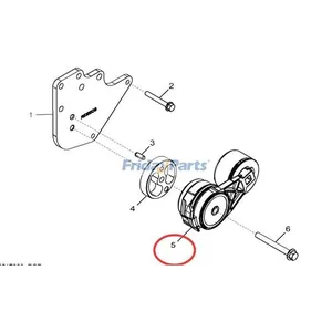 Belt Tensioner RE548027 for John Deere Engine 4045 6068 3029 Tractor 6403 6603 5076EL 5076EN 5078E 5082E 5083EN 5085E — 5