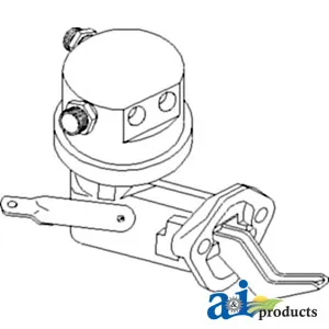 RE66153 - Fuel Pump | Deere / etc | 650G / 450G / 310G / 650H / 544J / 310SG / etc | Dozer
