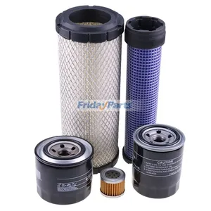 Filter Kit for John Deere Compact Excavator 35D 50D With Yanmar 3TNV88-BNHB Engine