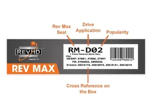 RM-D02 Rev Max Drive Seal (Fits: 393-0273, 380003A, 47691) — 6