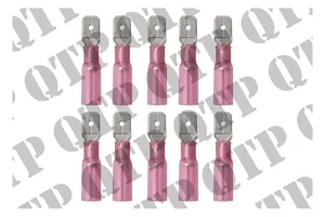 Heat Shrink Male Spade Terminal for Tractor and Equipment Wiring Repairs