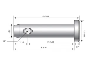 Perno 19x88mm Cat. 1