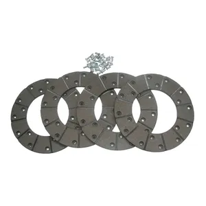 Disc Brake Lining Set for Massey Ferguson and Case IH Series Tractors with Rivets