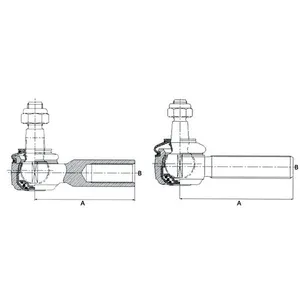 Inner Tie Rod Mf 3427168M2 — 2