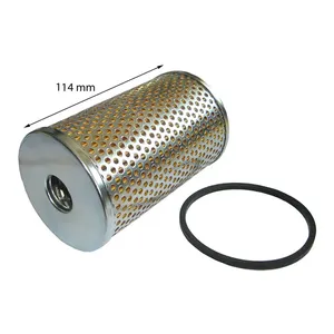 Paper Engine Oil Filter for Fordson Dexta/Major Series and Massey Ferguson 35/65 - 114mm x 71mm