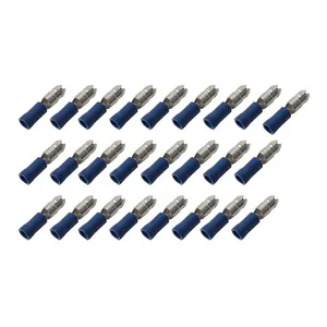 Pre-Insulated Male Bullet Terminal - 5.0mm Blue Wire Connector for 1.5-2.5mm Wire