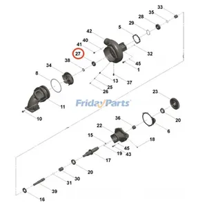 Ball Bearing S16054 for Cummins Engine QSK19G QSK50 QSK60 M11 KTA50 Komatsu Truck AFE48 — 2