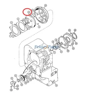 Torque Converter S300444 for CASE Wheel Loader 821 821B — 9