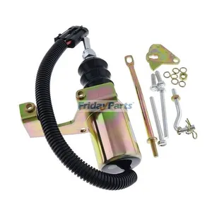 Fuel Shutdown Shutoff Solenoid RSV1751ES SA-3799-12 for Deutz Replacement for Bosch RSV — 3