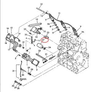 12V Shut Off Solenoid 185206162 for New Holland Mower CM222 CM224 CM272 CM274 — 5