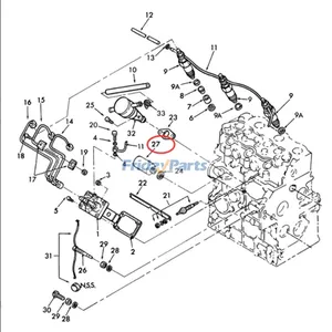 12V Shut Off Solenoid 185206162 for New Holland Mower CM222 CM224 CM272 CM274 — 5