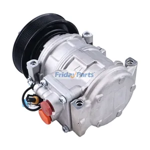 12V 8PK A/C Compressor RE52507 SE503055 for John Deere Engine 3029 4045 6068 Tractor Tractor 5085 5095 6110 8110 9100 Loader 640 648 444J 624G — 3