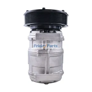 12V 8PK A/C Compressor RE52507 SE503055 for John Deere Engine 3029 4045 6068 Tractor Tractor 5085 5095 6110 8110 9100 Loader 640 648 444J 624G — 6