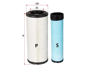 SFA 5588SET Sure Filter Air Filter Set (6666375, 6666376…