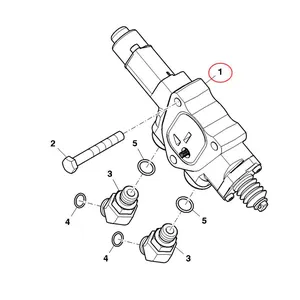 Control Valve SJ12449 for John Deere Engine 2.9L 3029 Tractor 5038D 5045D 5045E 5050E — 2
