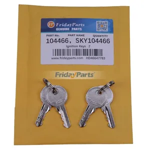 4Pcs Ignition Key 455 104466 for Genie Skyjack Snorkel Terex Vermeer Upright Lift