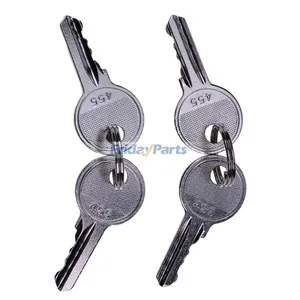 4Pcs Ignition Key 455 104466 for Genie Skyjack Snorkel Terex Vermeer Upright Lift — 3