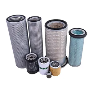 Filter Kit for Mitsubishi Engine 6D31 Kobelco Excavator SK200-2 — 2