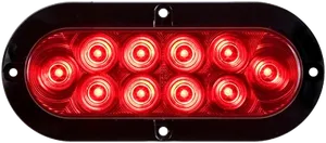 LED-OVAL RED STT - SURFACE MOUNT