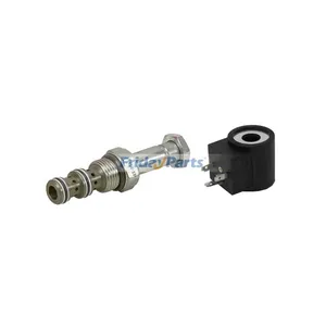 Aftermarket Hydraforce SV08-33-0-N-00 Solenoid Operated Cartridge Selector Valve With 24V 3 Pins Coil Kit for Loader Tractor