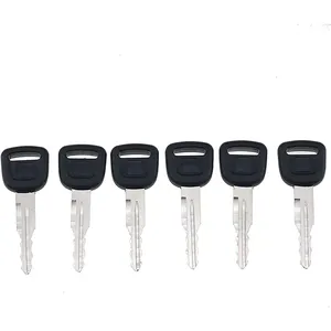 6 Pcs Ignition Keys T0270-81840 T0270-81820 for Kubota Tractor B2650HSDC B3030HSDC L3710DT L4310DT M108SHC M96SDSC — 2