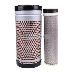 Air Filter Set TC020-16320 & T0270-93220 for Kubota Engine D1105 D1703 D1503 Excavator KX71-3 KX91-3 U35 Utility Vehicle RTV1140CPX RTV1140CPXR — 3