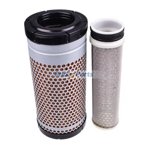 Air Filter Set TC020-16320 & T0270-93220 for Kubota Engine D1105 D1703 D1503 Excavator KX71-3 KX91-3 U35 Utility Vehicle RTV1140CPX RTV1140CPXR