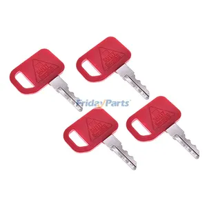 4Pcs Ignition Key T209428 KV13427 AT195302 AT145929 R45361 for John Deere Tractors Loaders Dozers Backhoes