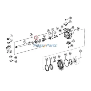 Yoke T229270 for John Deere Engine 4045 Loader 210K 210L 310J 310K 310L 310SL 315SK — 6