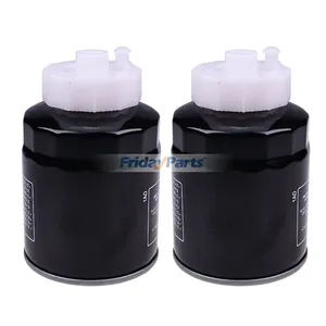2 Pieces Fuel Filter Assembly T4682-43172 for Kioti CK20 CK2510 CK2610 CK2620 DK451 DK55CHSE DK55HSE