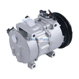 12V 1A 138MM DV9 A/C Compressor TE16-0023A T5525-50814 T5525-50813 for Kioti Tractor — 4